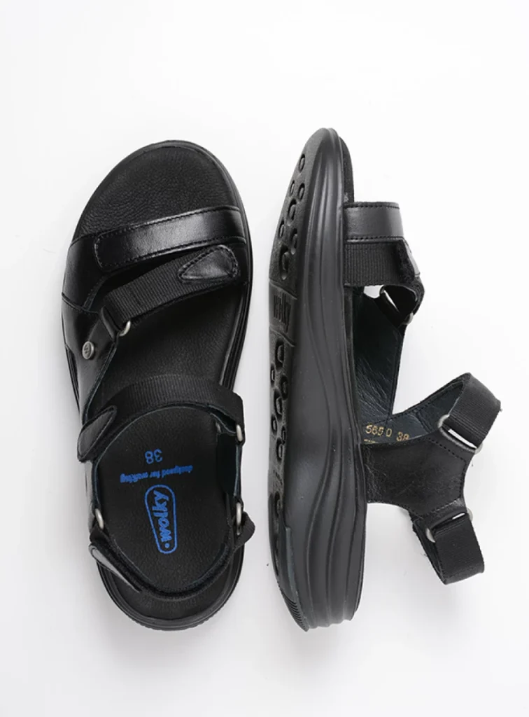 Wolky Sandals 05650 Cirro 30000 black leather