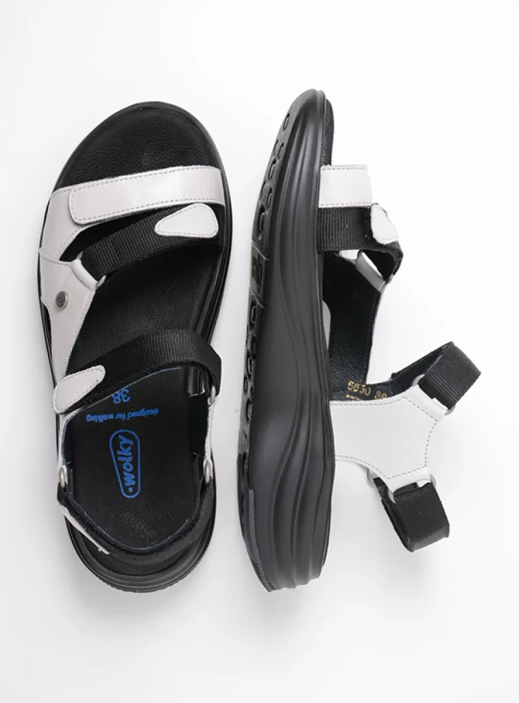 Wolky Sandals 05650 Cirro 30121 offwhite leather