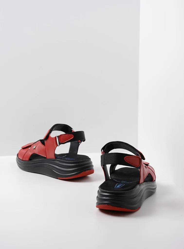 Wolky Sandals 05650 Cirro 30500 red leather