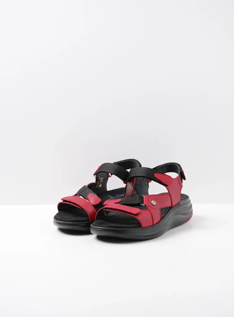 Wolky Sandals 05650 Cirro 30500 red leather