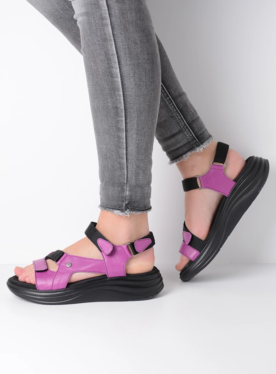 Wolky Sandals 05650 Cirro 30660 fuchsia leather