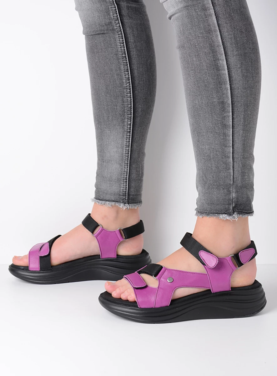 Wolky Sandals 05650 Cirro 30660 fuchsia leather