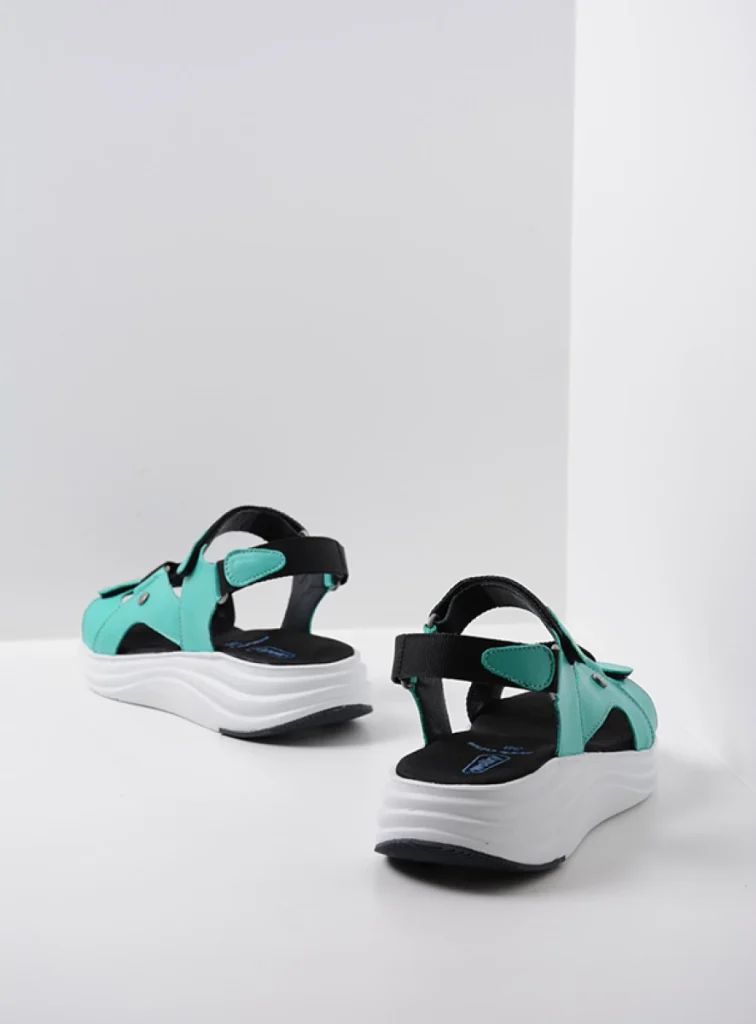 Wolky Sandals 05650 Cirro 30760 turquoise leather