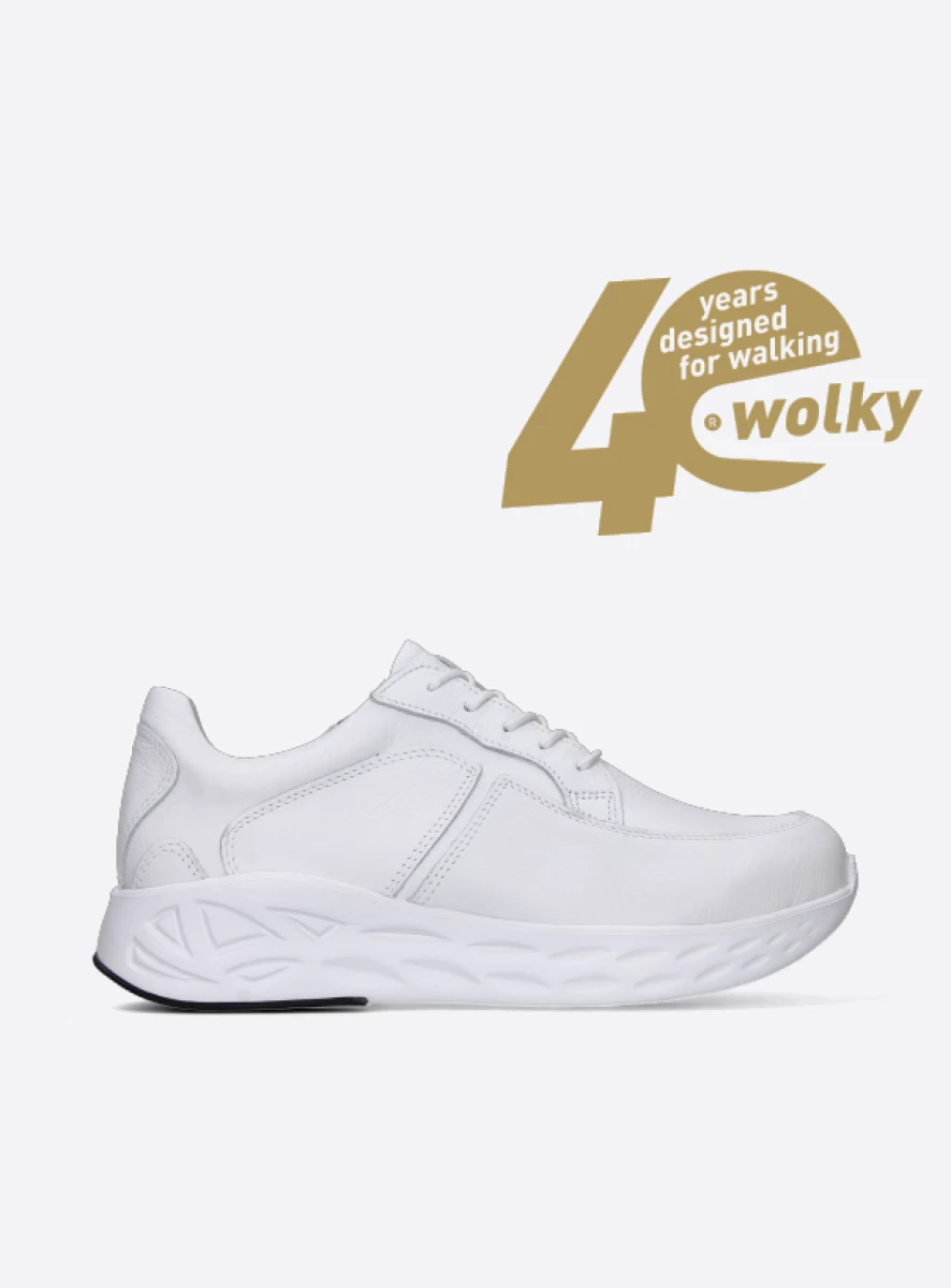 Wolky Lace up shoes 05700 Bounce 24100 white leather