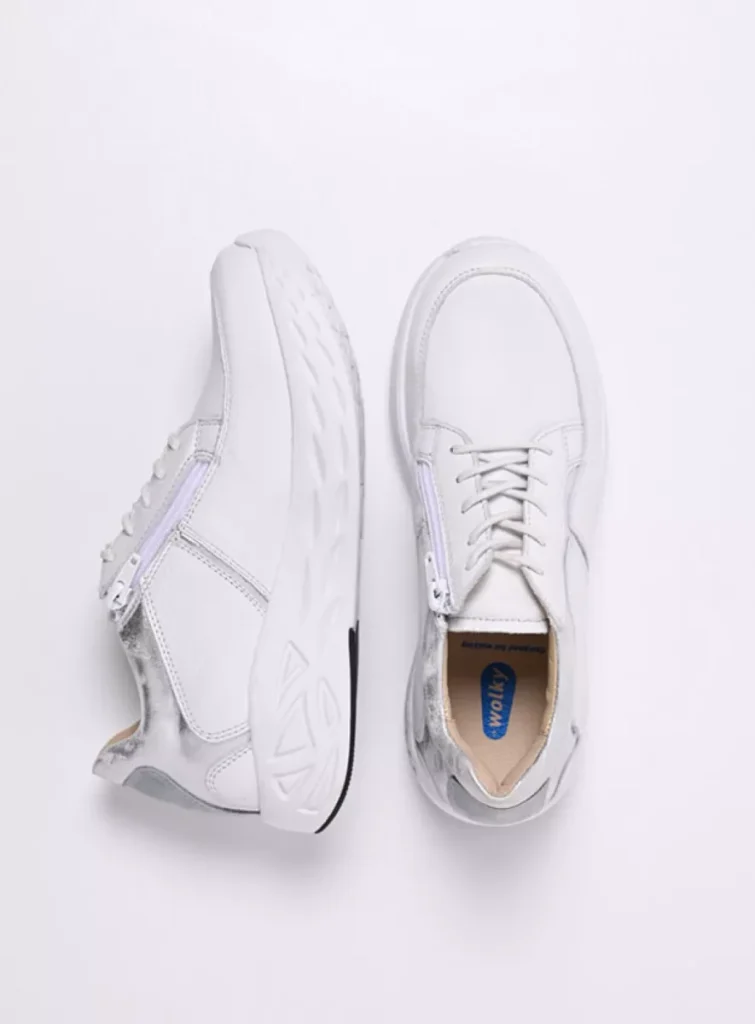 Wolky Trainers 05700 Bounce 24130 white/silver leather