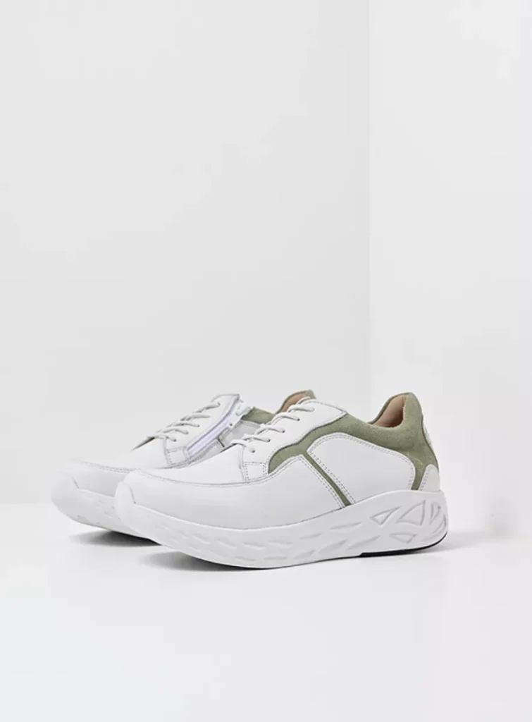 Wolky Trainers 05700 Bounce 24170 white/ light green leather