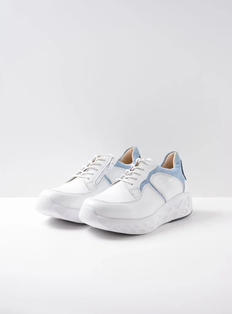 Wolky Trainers 05700 Bounce 24186 white/blue leather