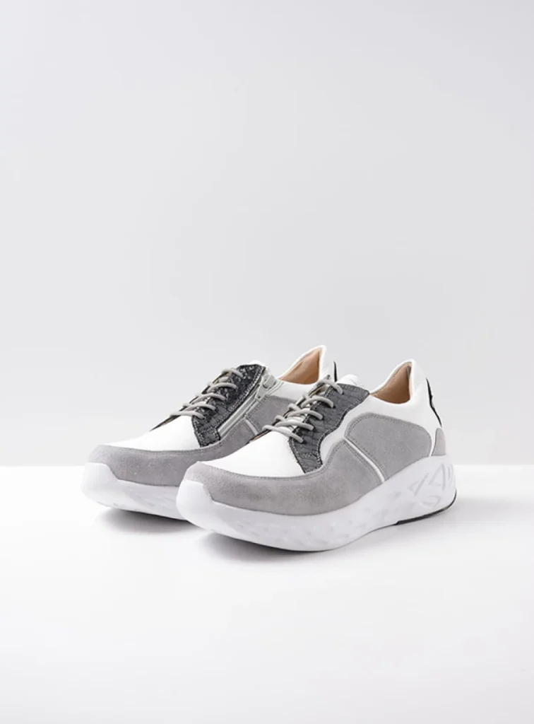 Wolky Trainers 05700 Bounce 91127 white/grey combi leather