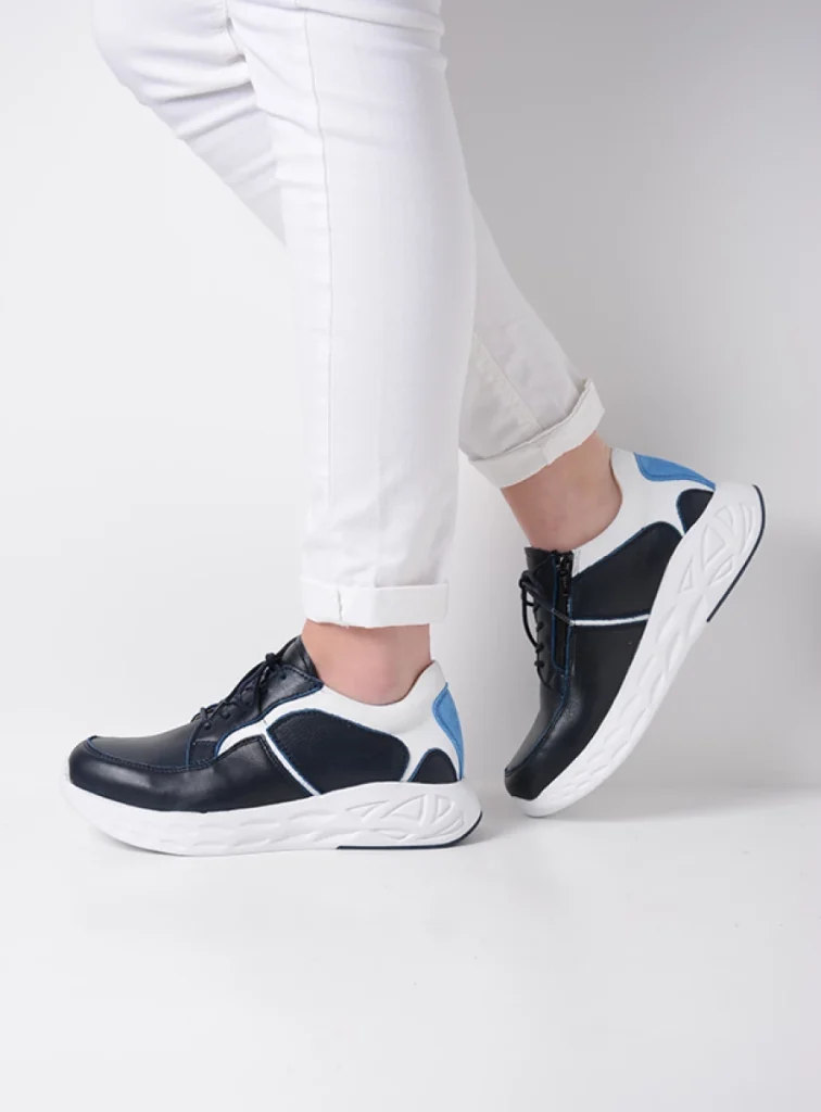 Wolky Trainers 05700 Bounce 91821 white/blue combi leather