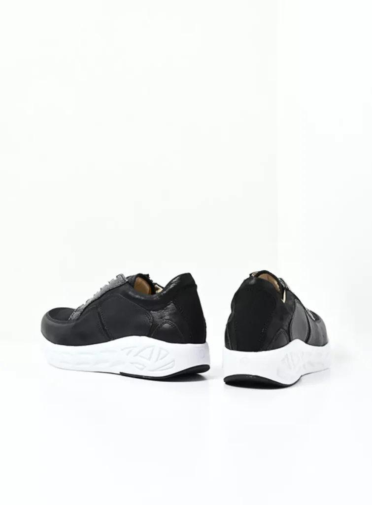 Wolky Trainers 05704 Bounce S2F 90002 black summer combi stretch leather