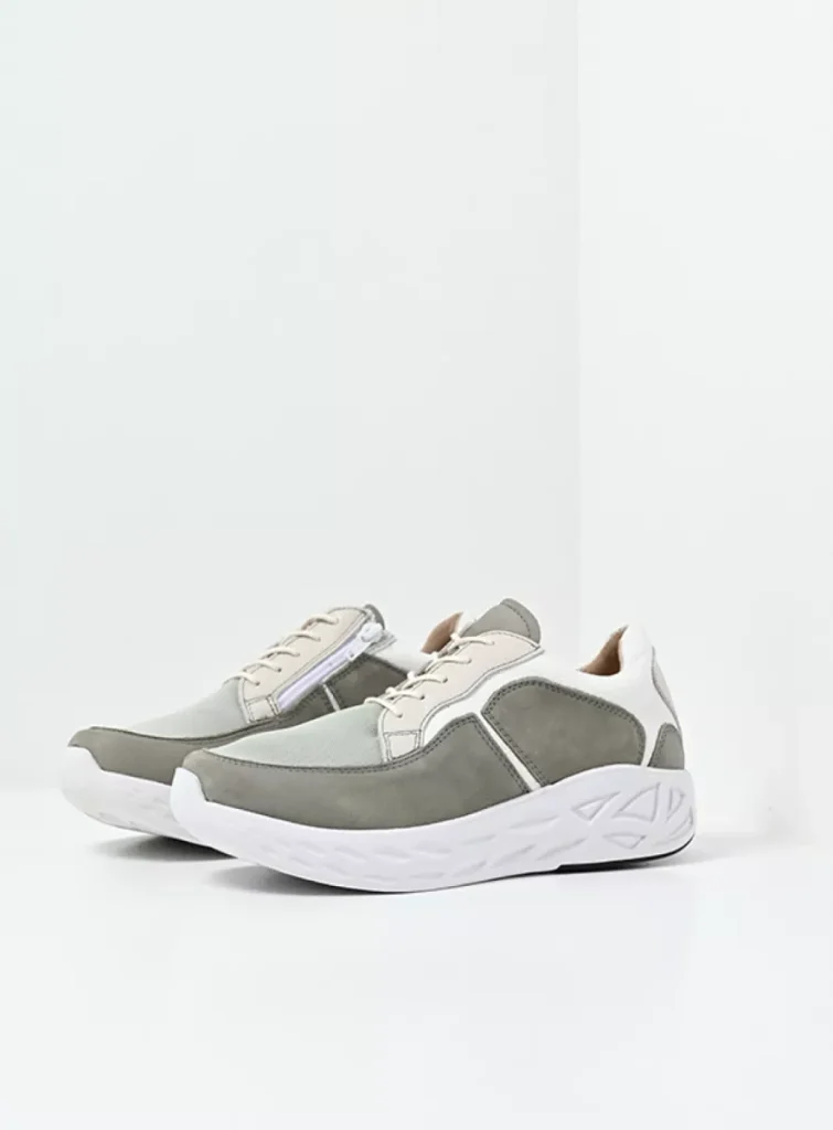 Wolky Trainers 05704 Bounce S2F 90215 castor grey stretch leather