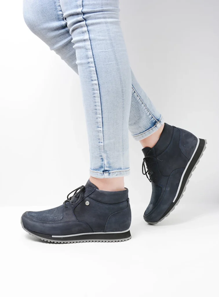 Wolky Trainers 05802 e-Boot 11800 blue stretch nubuck