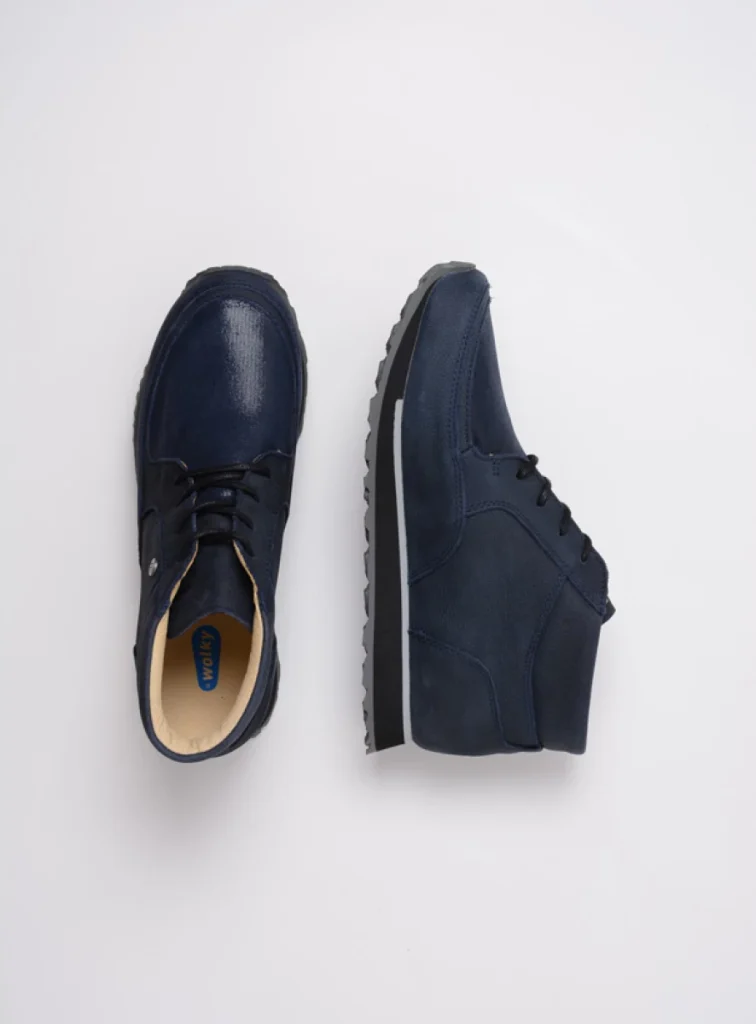 Wolky Trainers 05802 e-Boot 11800 blue stretch nubuck