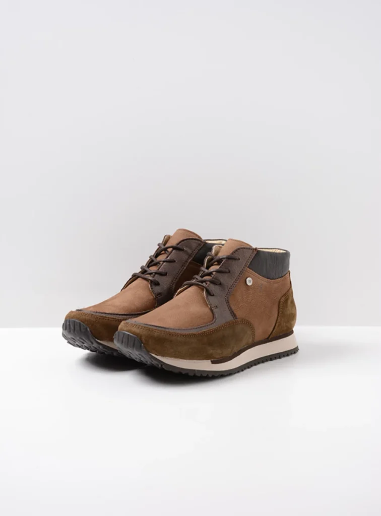 Wolky Trainers 05802 e-Boot 90155 taupe combi leather