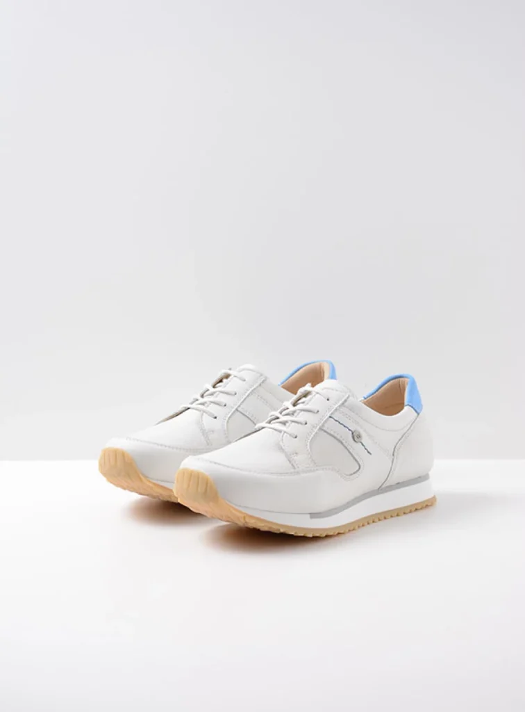 Wolky Trainers 05804 e-Walk 21185 white/blue leather