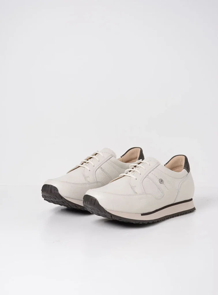 Wolky Lace up shoes 05804 e-Walk 90114 white combi leather