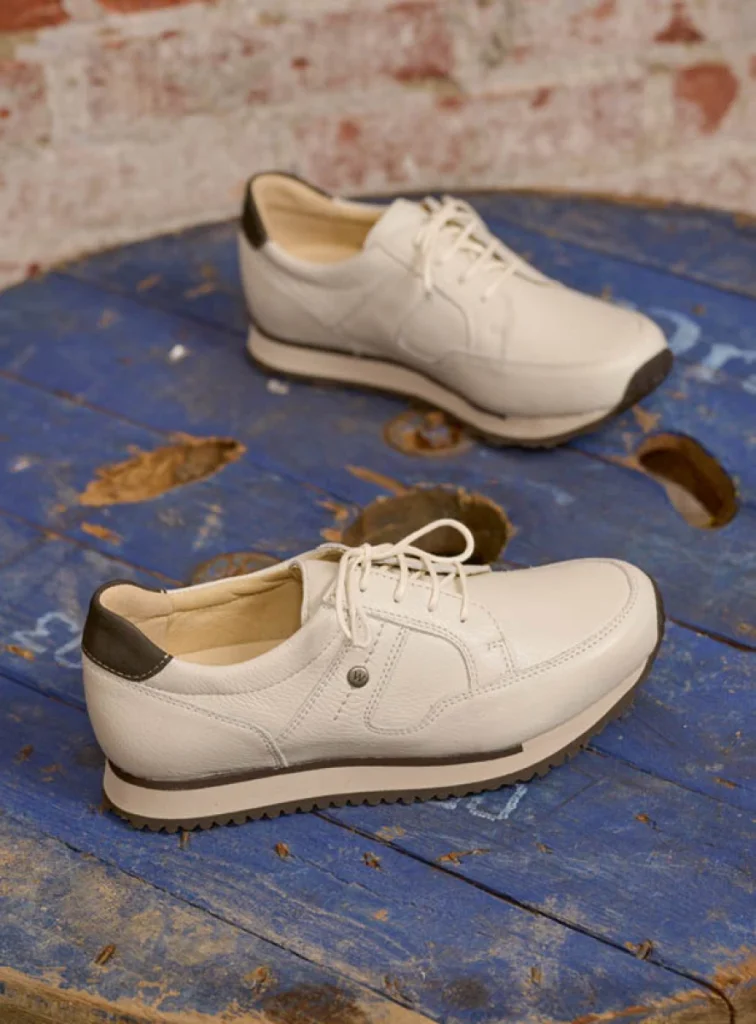 Wolky Lace up shoes 05804 e-Walk 90114 white combi leather