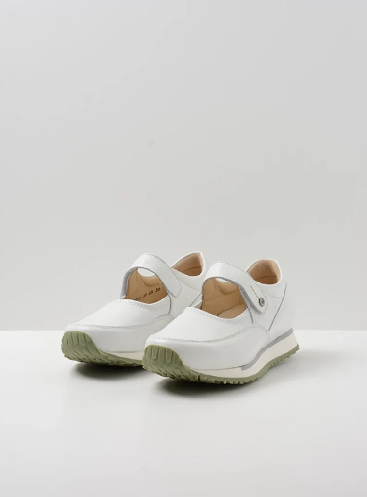 Wolky Comfort shoes 05805 e-Step 21174 white/light green leather