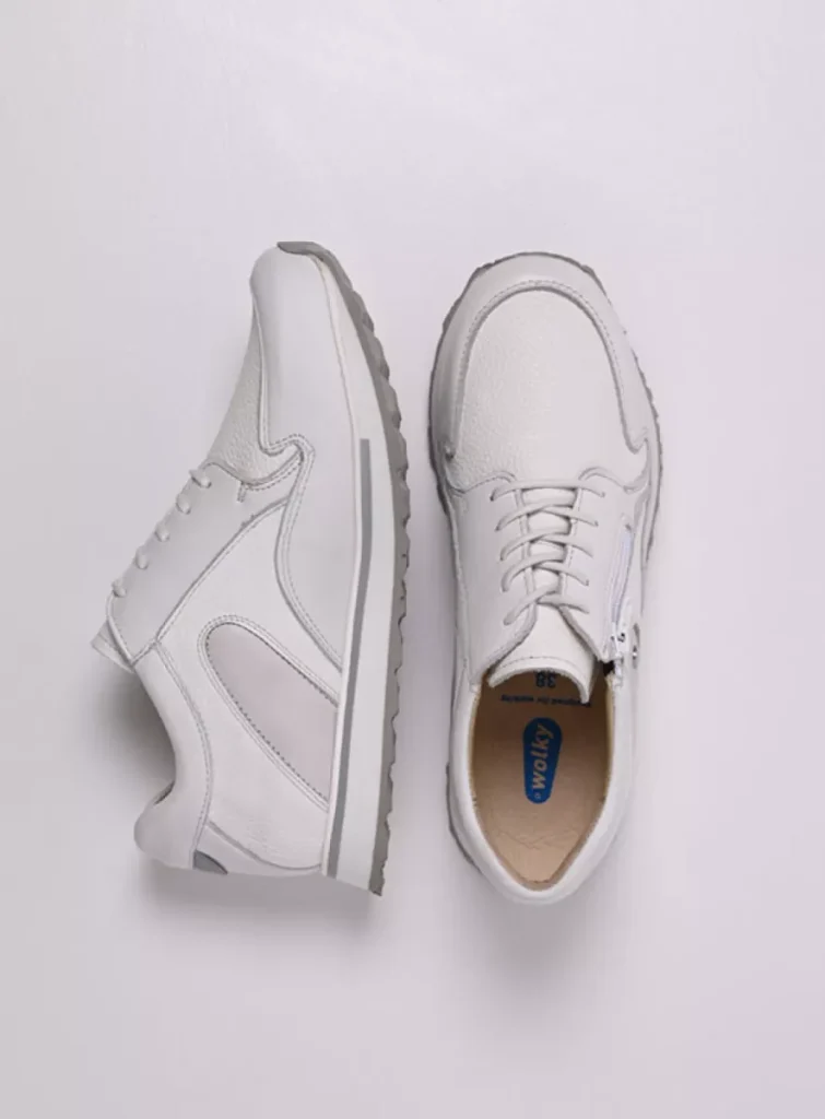 Wolky Trainers 05812 e-Go S2F 90101 white combi stretch leather