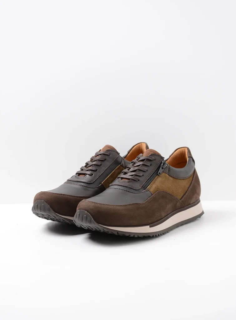 Wolky Sneakers 05853 e-Runner 90301 brown combi leather