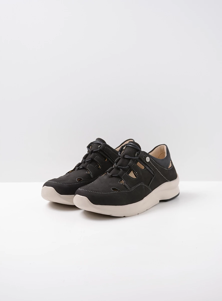 Wolky Lace up shoes 05894 Galena 11070 black summer nubuck