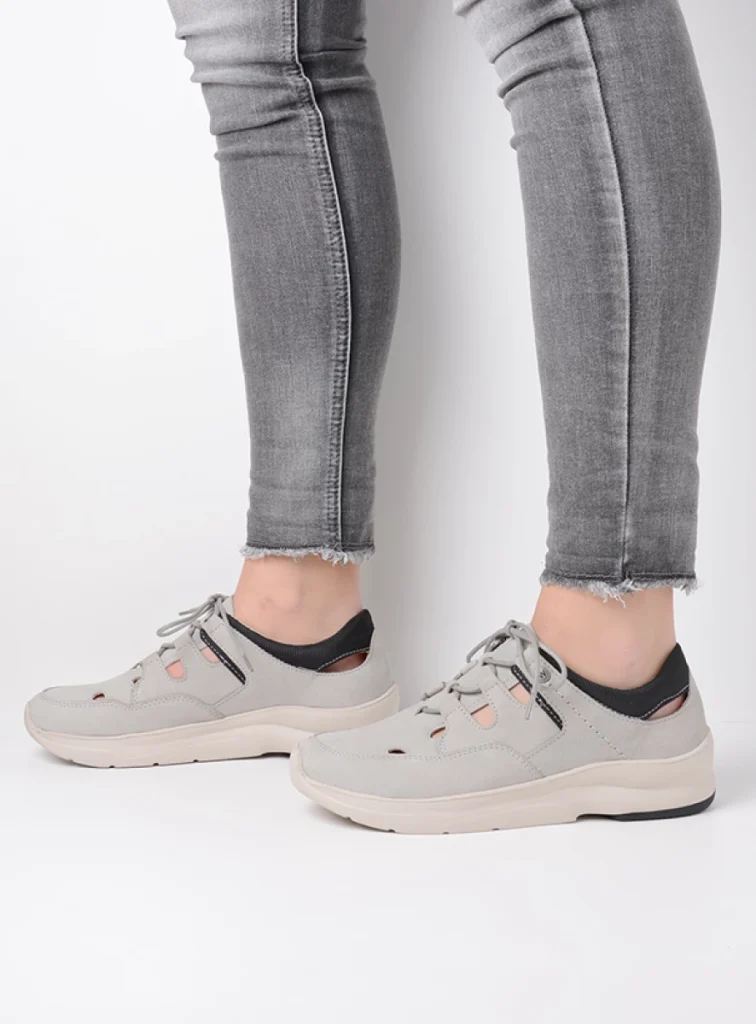 Wolky Lace up shoes 05894 Galena 11206 light grey nubuck