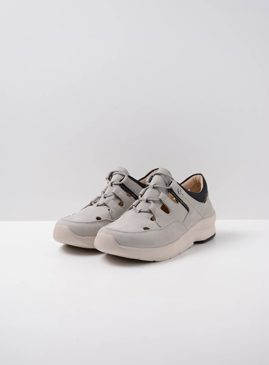 Wolky Lace up shoes 05894 Galena 11206 light grey nubuck