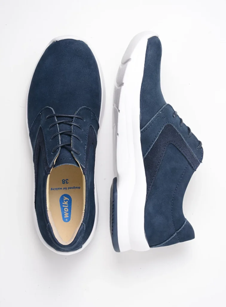 Wolky Trainers 05895 Omaha HV 11820 denim nubuck