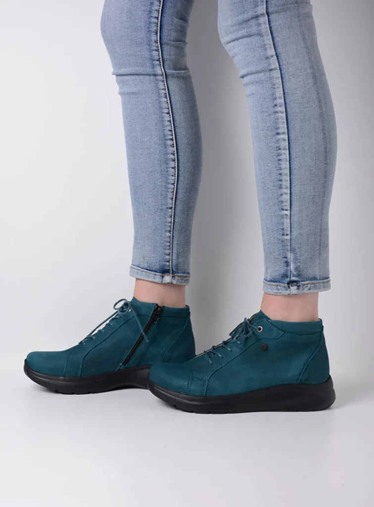 Wolky Lace up shoes 05930 Lima 11880 petrol nubuck