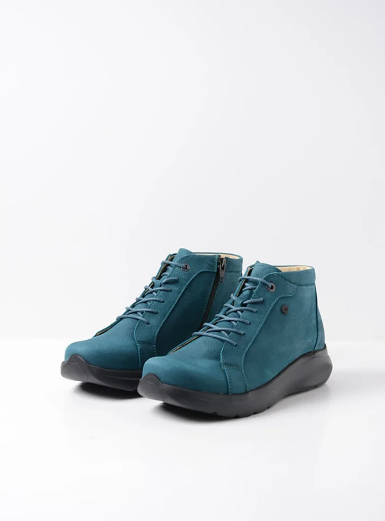 Wolky Lace up shoes 05930 Lima 11880 petrol nubuck