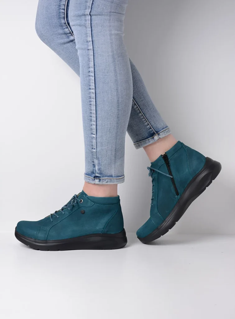 Wolky Lace up shoes 05930 Lima 11880 petrol nubuck