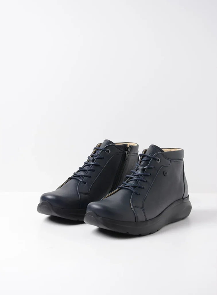 Wolky Lace up shoes 05930 Lima 20800 blue leather