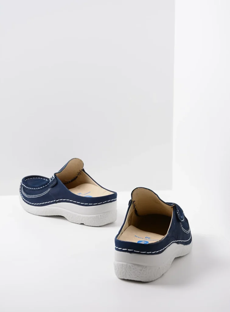 Wolky Clogs 06202 Roll Slide 11820 denim nubuck