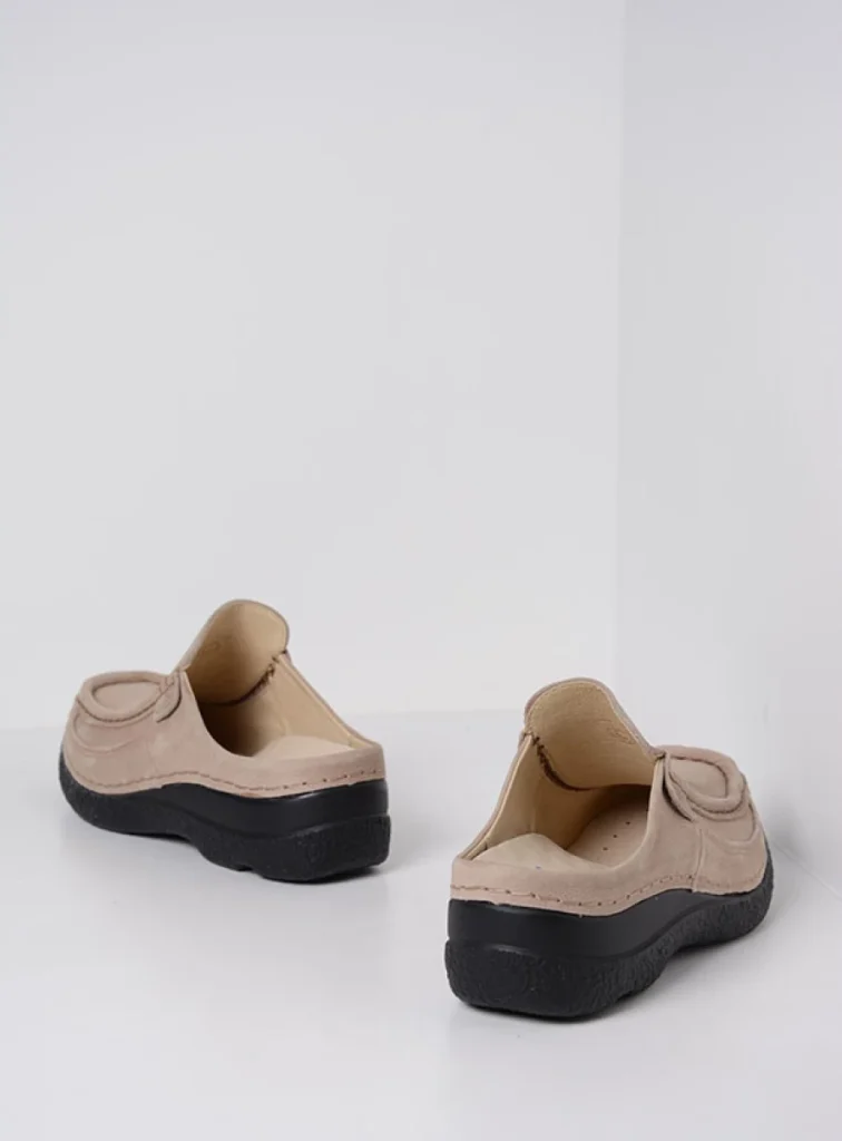 Wolky Clogs 06202 Roll Slide 13125 safari nubuck