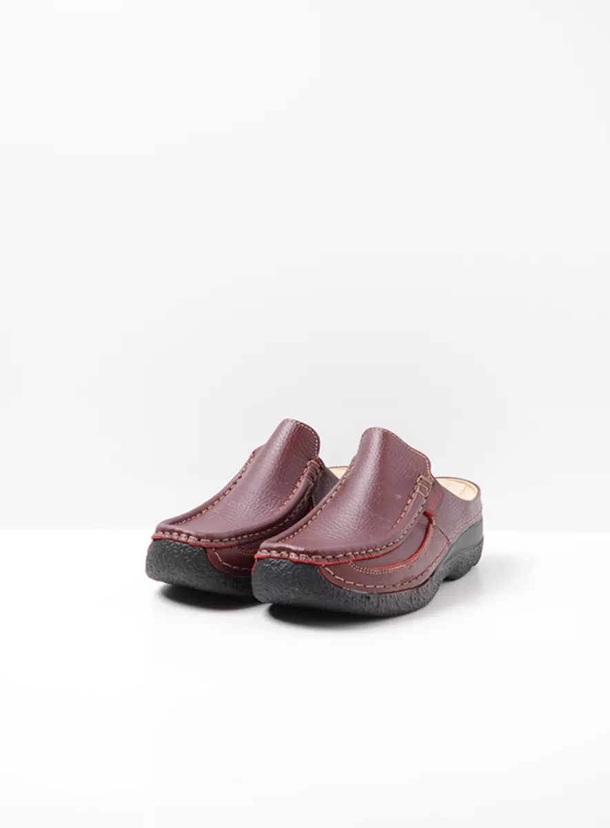 Wolky Clogs 06202 Roll Slide 70500 red leather