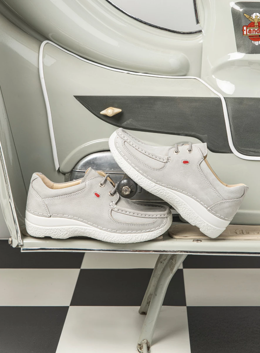 Buy your Wolky Roll Shoe light grey nubuck shoes online Wolky