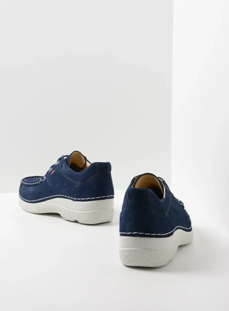 Wolky Lace up shoes 06216 Roll Shoe 11820 denim nubuck