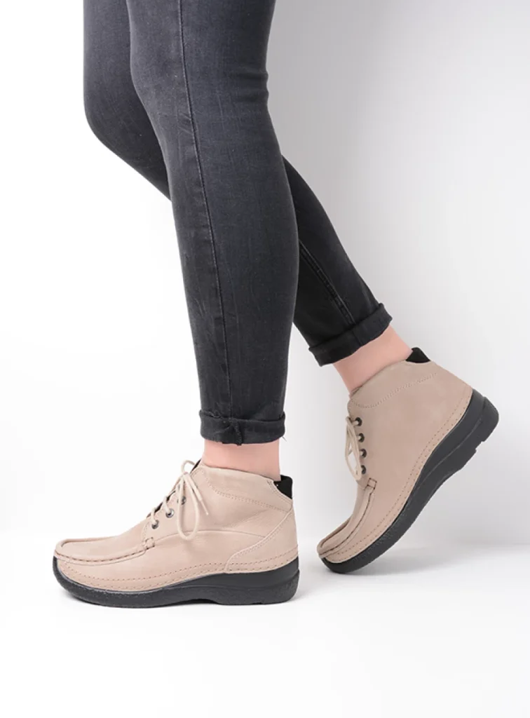 Wolky Lace up boots 06242 Roll Shoot 11125 safari nubuck