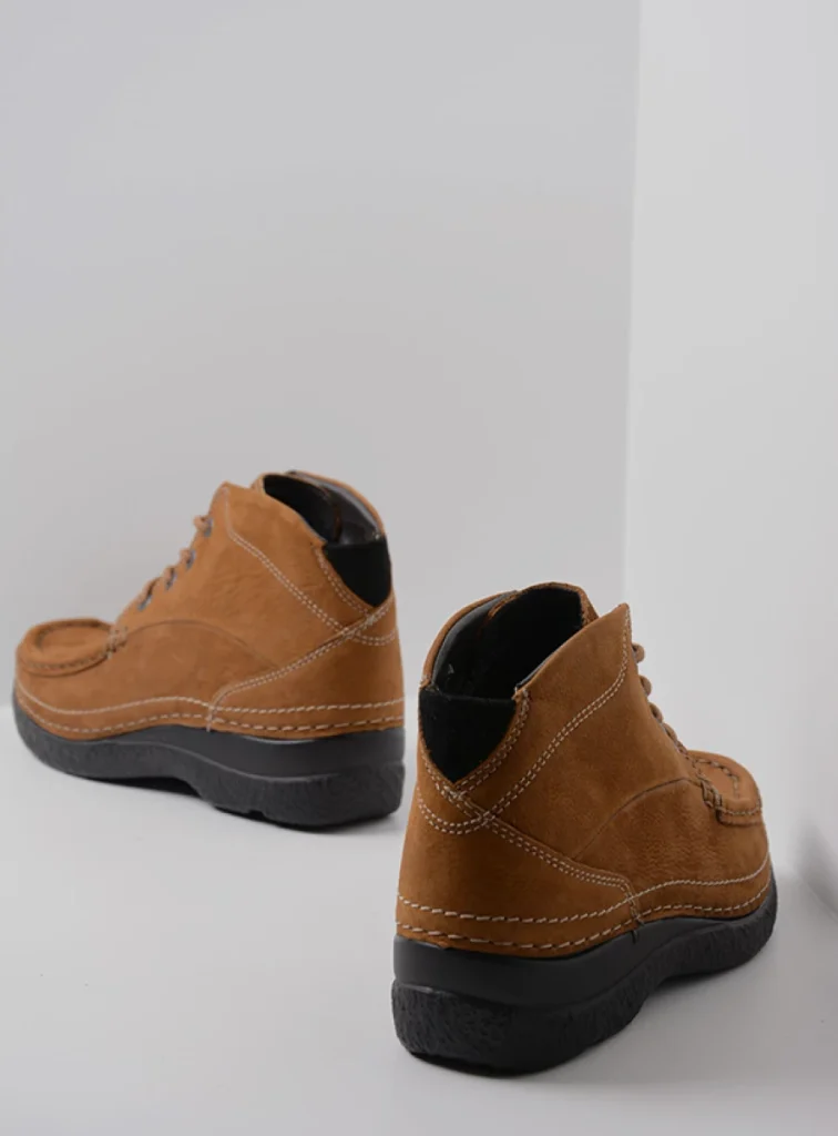 Wolky Lace up boots 06242 Roll Shoot 11430 cognac nubuck