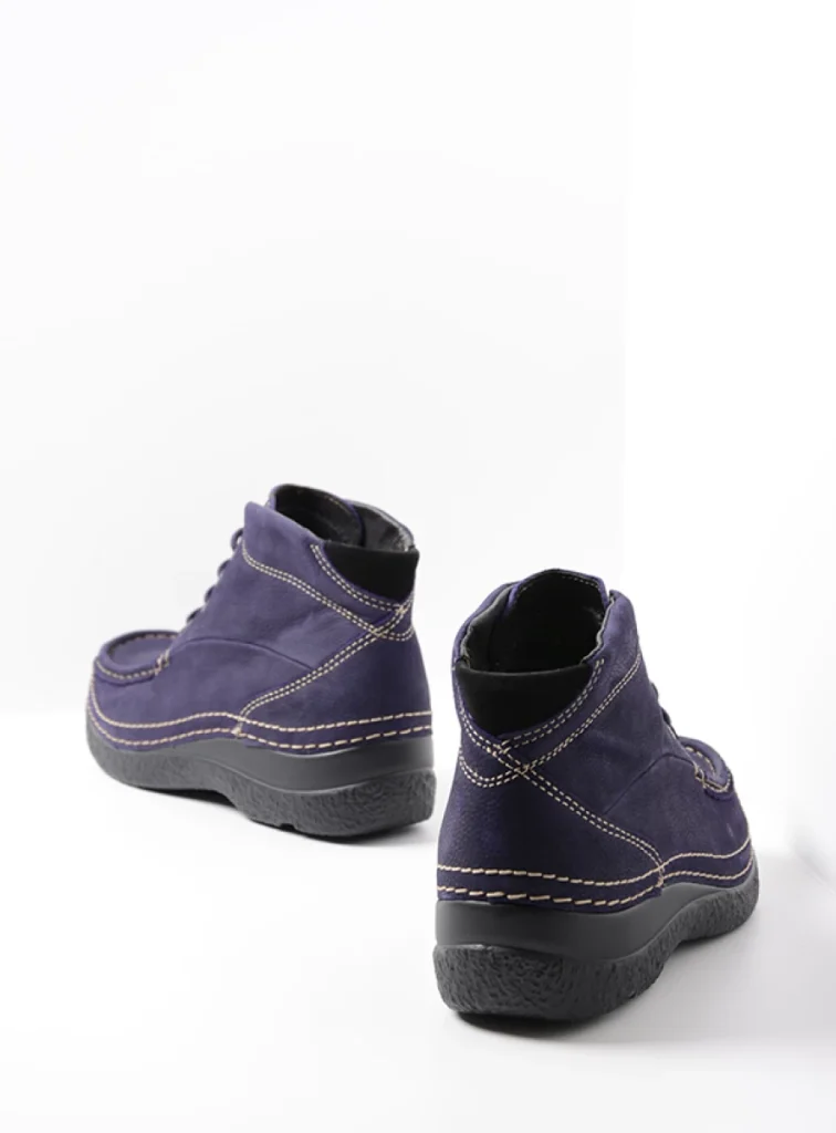 Wolky Lace up boots 06242 Roll Shoot 11600 purple nubuck