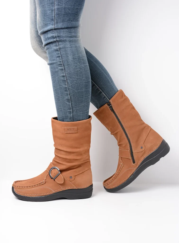 Wolky Boots 06267 Roll Jacky 11430 cognac nubuck