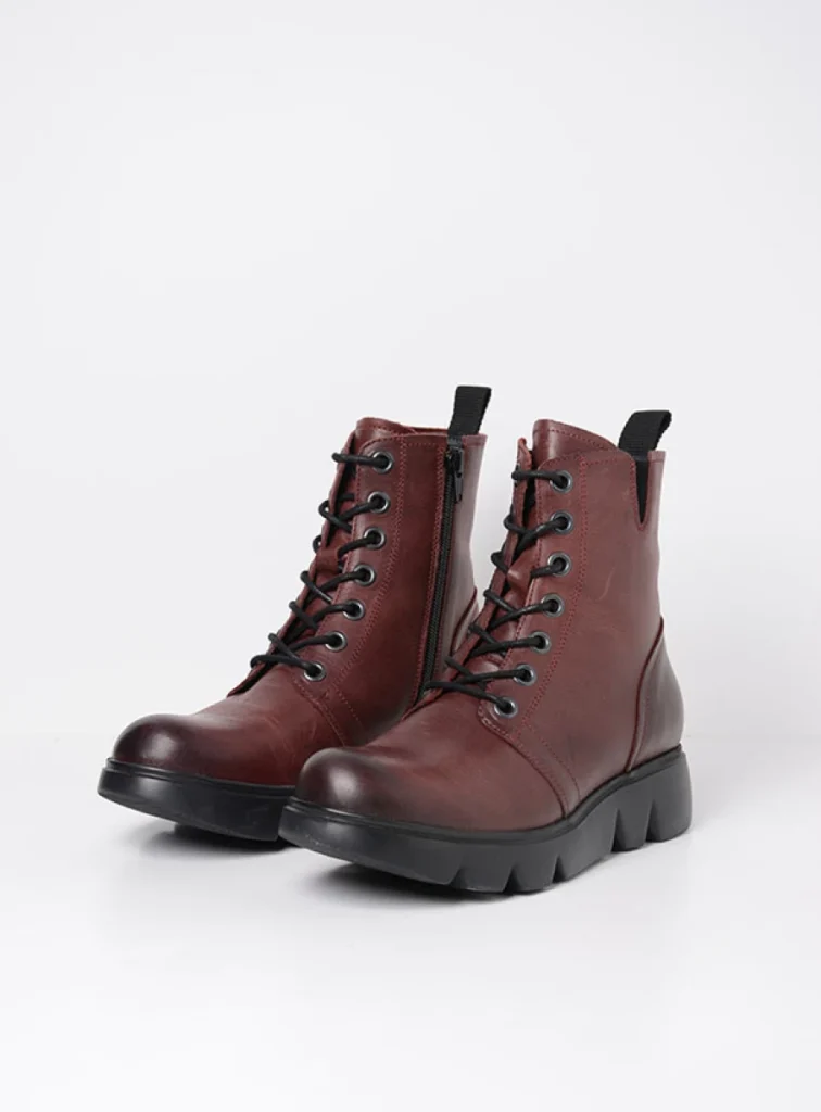 Wolky Lace up boots 06325 Hope XW 30551 burgundy leather