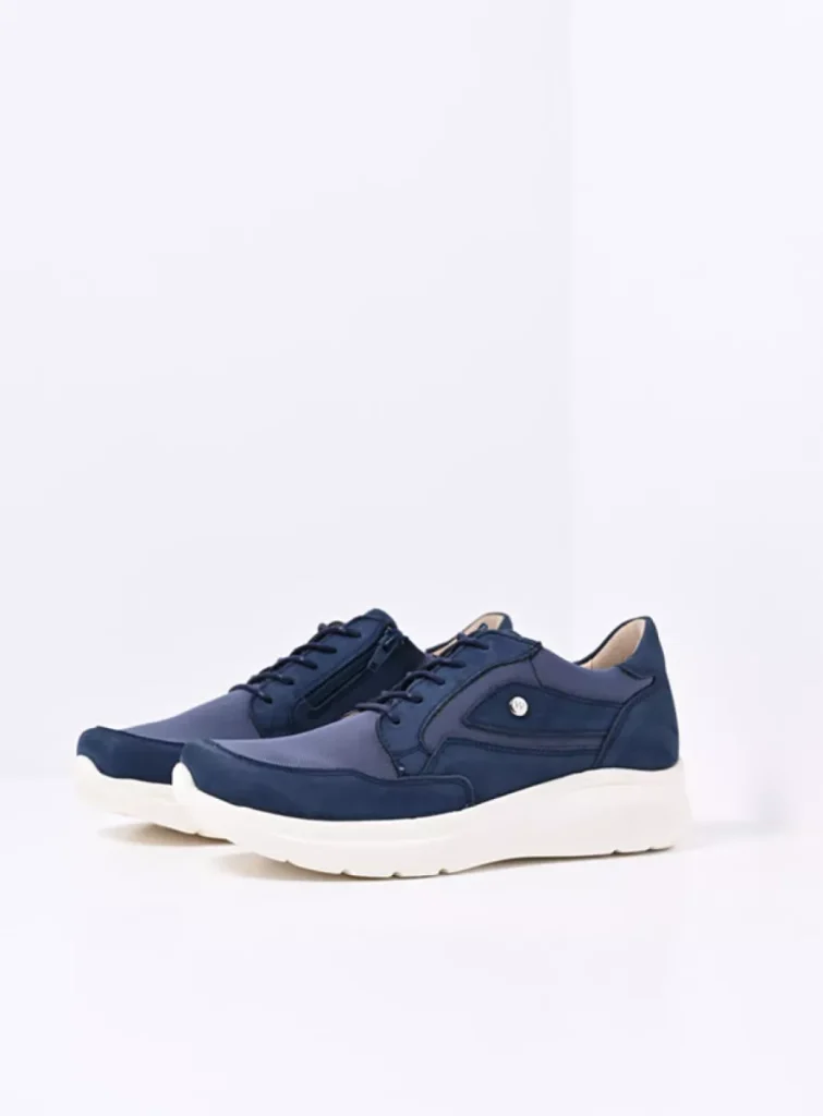 Wolky Trainers 06400 Impact S2F 90820 denim combi stretch leather