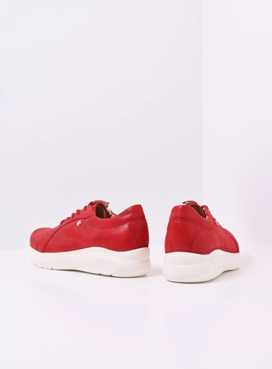 Wolky Trainers 06401 Blitz 36570 red effect leather