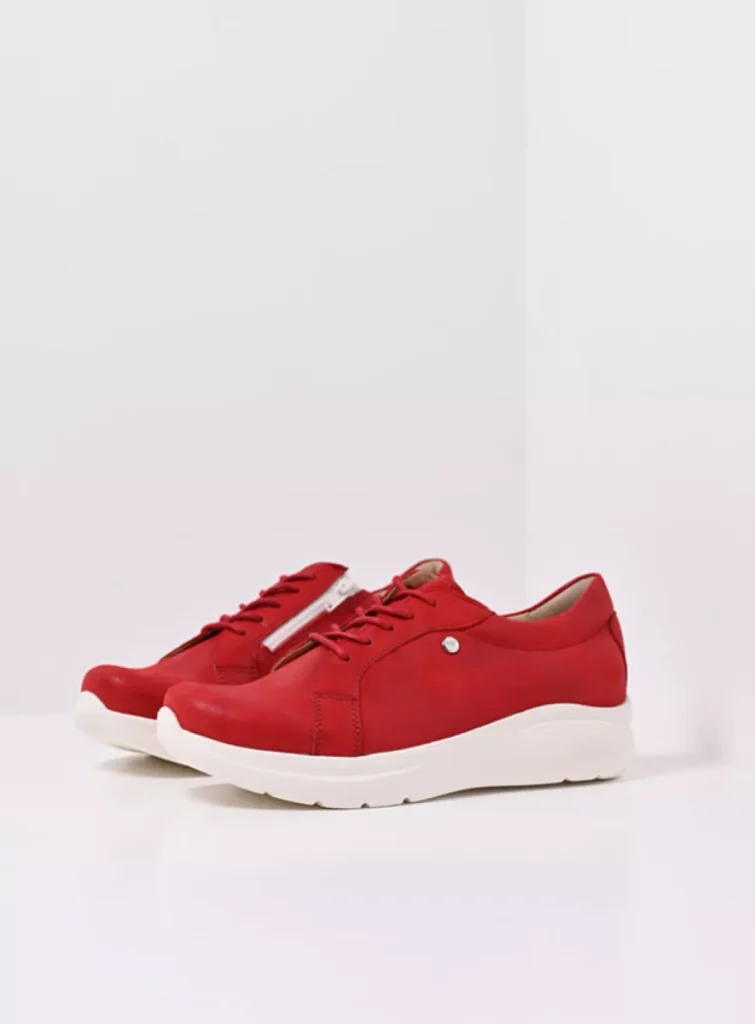 Wolky Trainers 06401 Blitz 36570 red effect leather