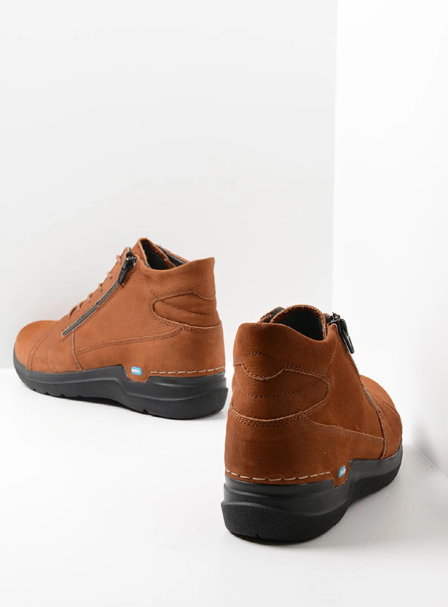 Wolky Lace up boots 06606 Why 11430 cognac nubuck