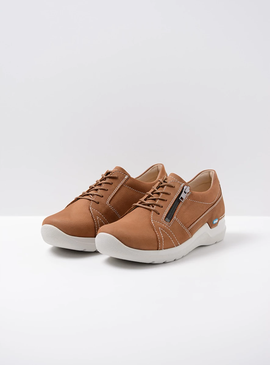 Wolky Lace up shoes 06609 Feltwell 11410 tobacco brown nubuck