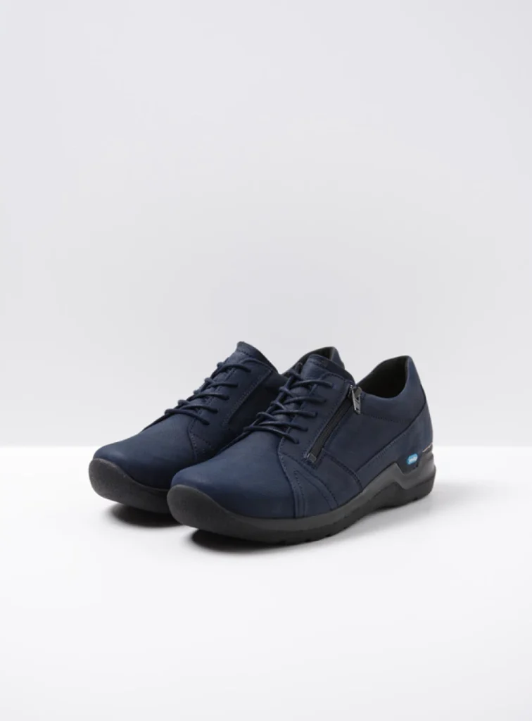 Wolky Lace up shoes 06609 Feltwell 12800 blue nubuckleather