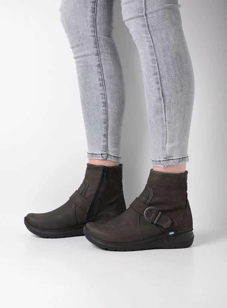 Wolky Ankle Boots 06611 Okay 11301 carbon nubuck