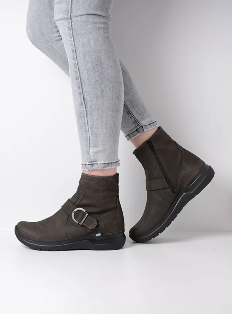 Wolky Ankle Boots 06611 Okay 11301 carbon nubuck